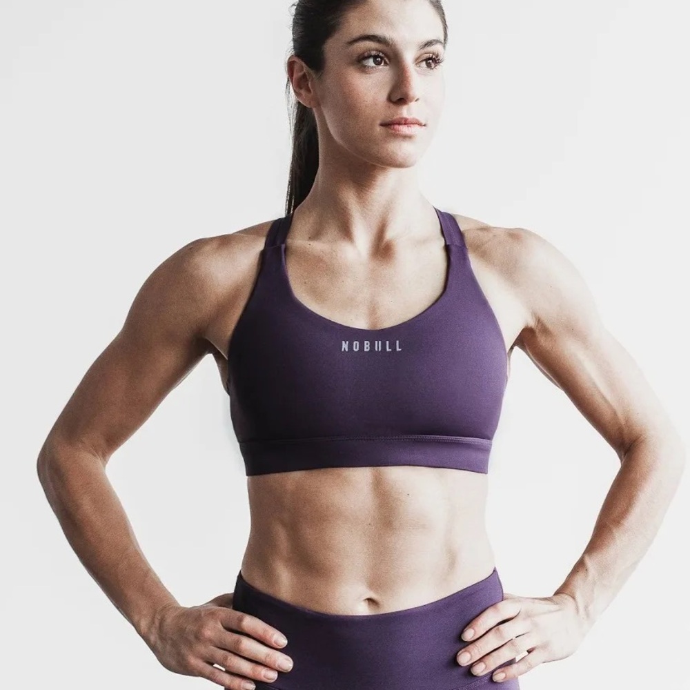 NOBULL Women's burgundy Sports Bra Size Medium
